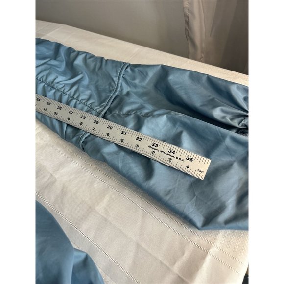 Vtg 1st Down Salt Lake city Utah snowpants Ski Bibs Blue Mens Large 29/36 inseam - Picture 8 of 9